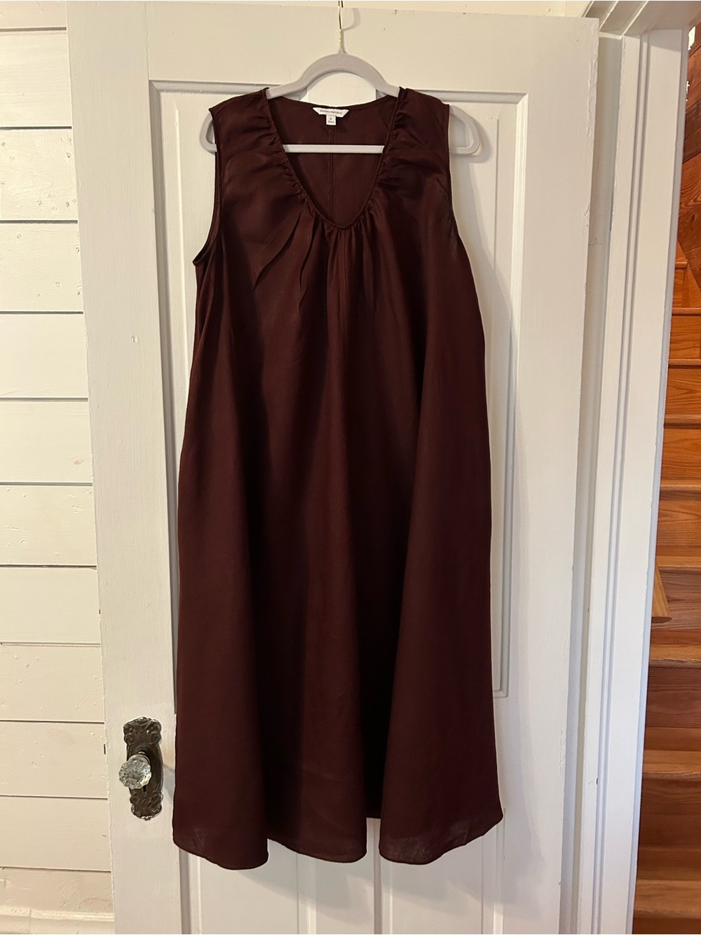 Banana Republic Linen Scoop Neck Dress - Picture 2 of 10